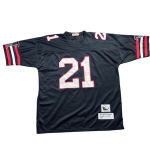 Throwbacks Atlanta Falcons Jersey #21 Deion Sanders Sz 54